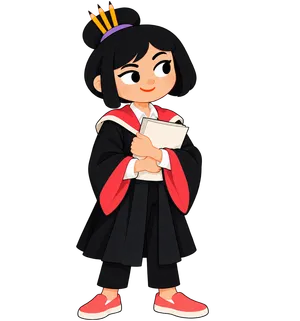 Student Mei, one of your guides in the AngloPass app